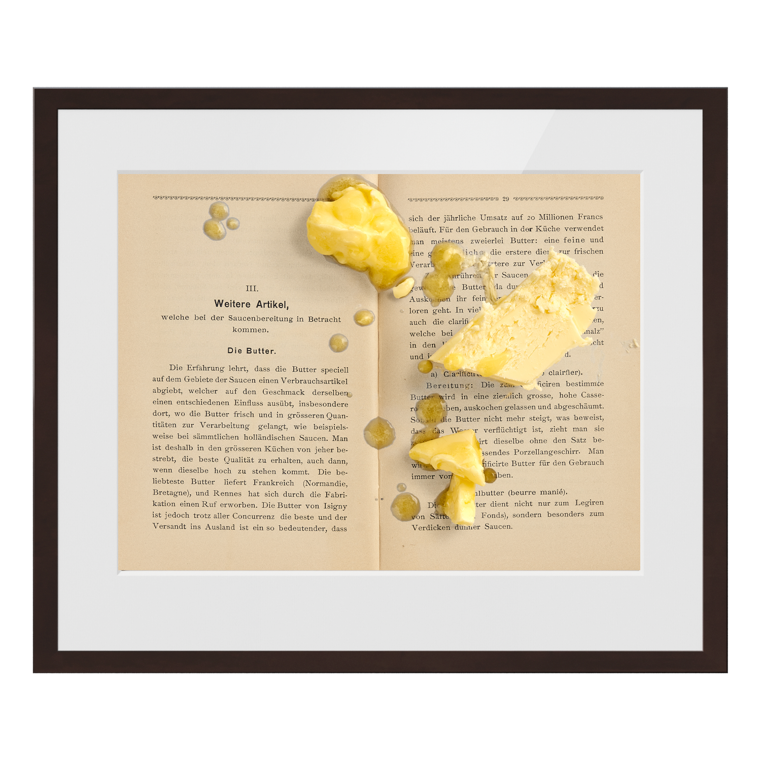 Butter. 1897 culinary timepieces Annette Sandner