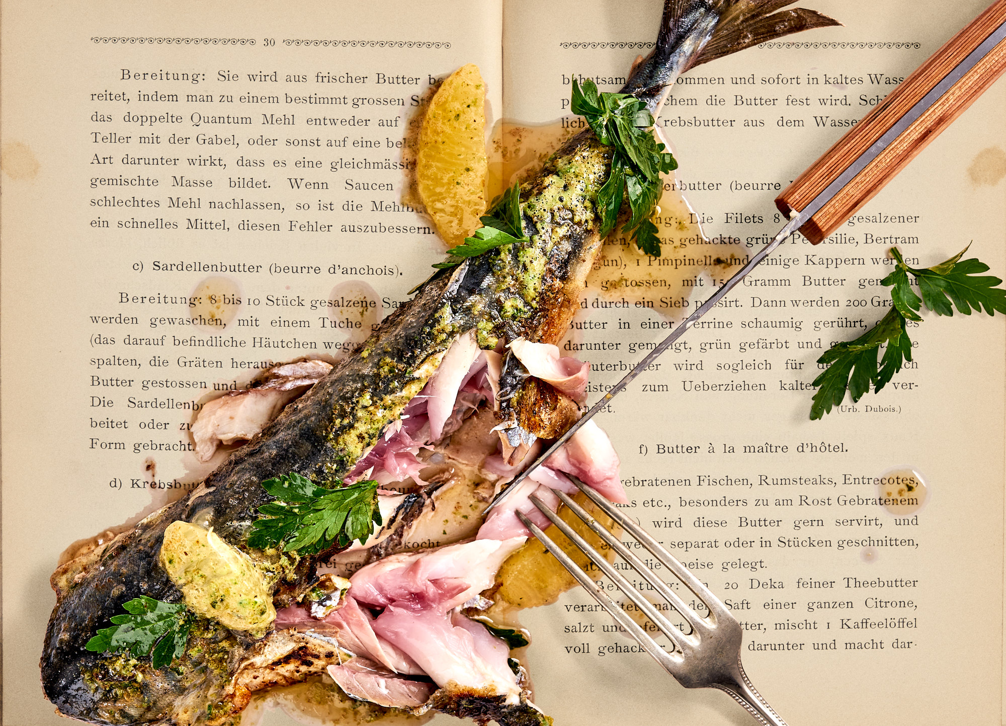 Makrele à la maître d'hôtel. 1897 – Bild 2