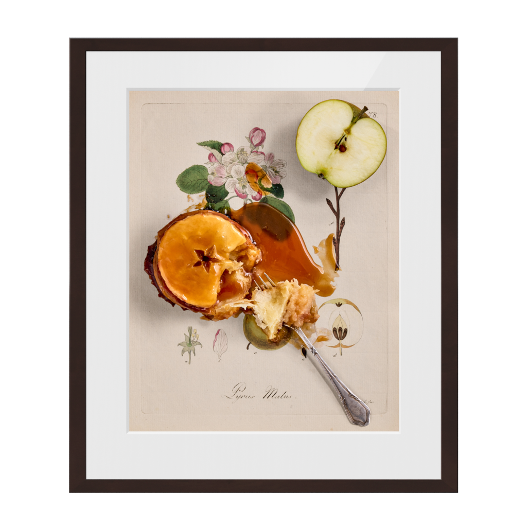 culinary timepieces: Apfelbrioche. 1817. Limitierter Kunstdruck culinary timepieces