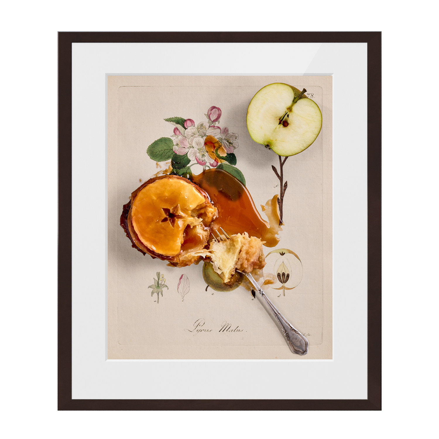 culinary timepieces: Apfelbrioche. 1817. Limitierter Kunstdruck culinary timepieces