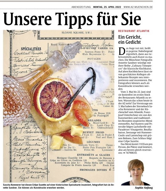 Abendzeitung München 25.04.22 - Ein Gericht ein Gedicht, Seite 2
