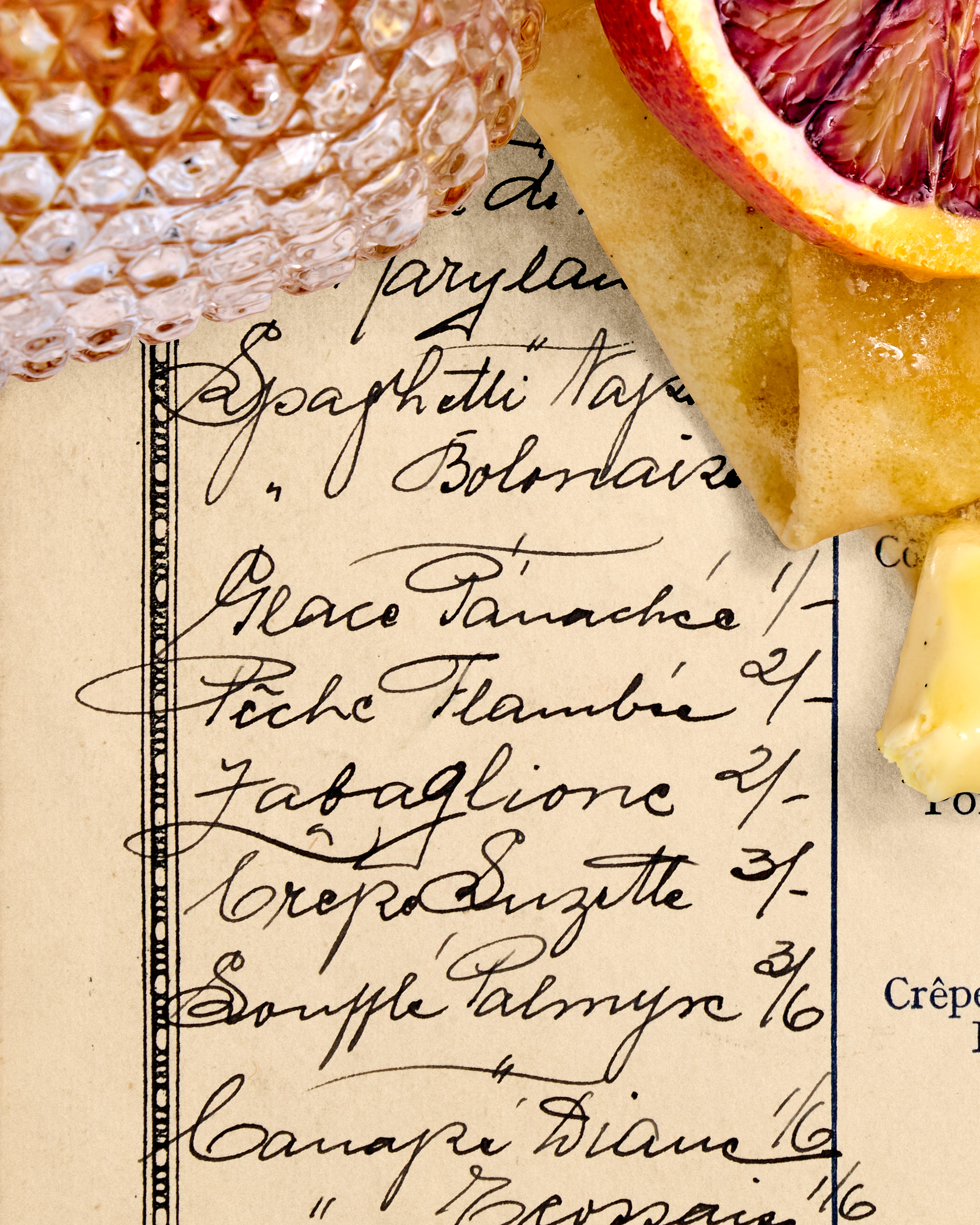 Crêpe Suzette. Mise en place. 1930 – Bild 8