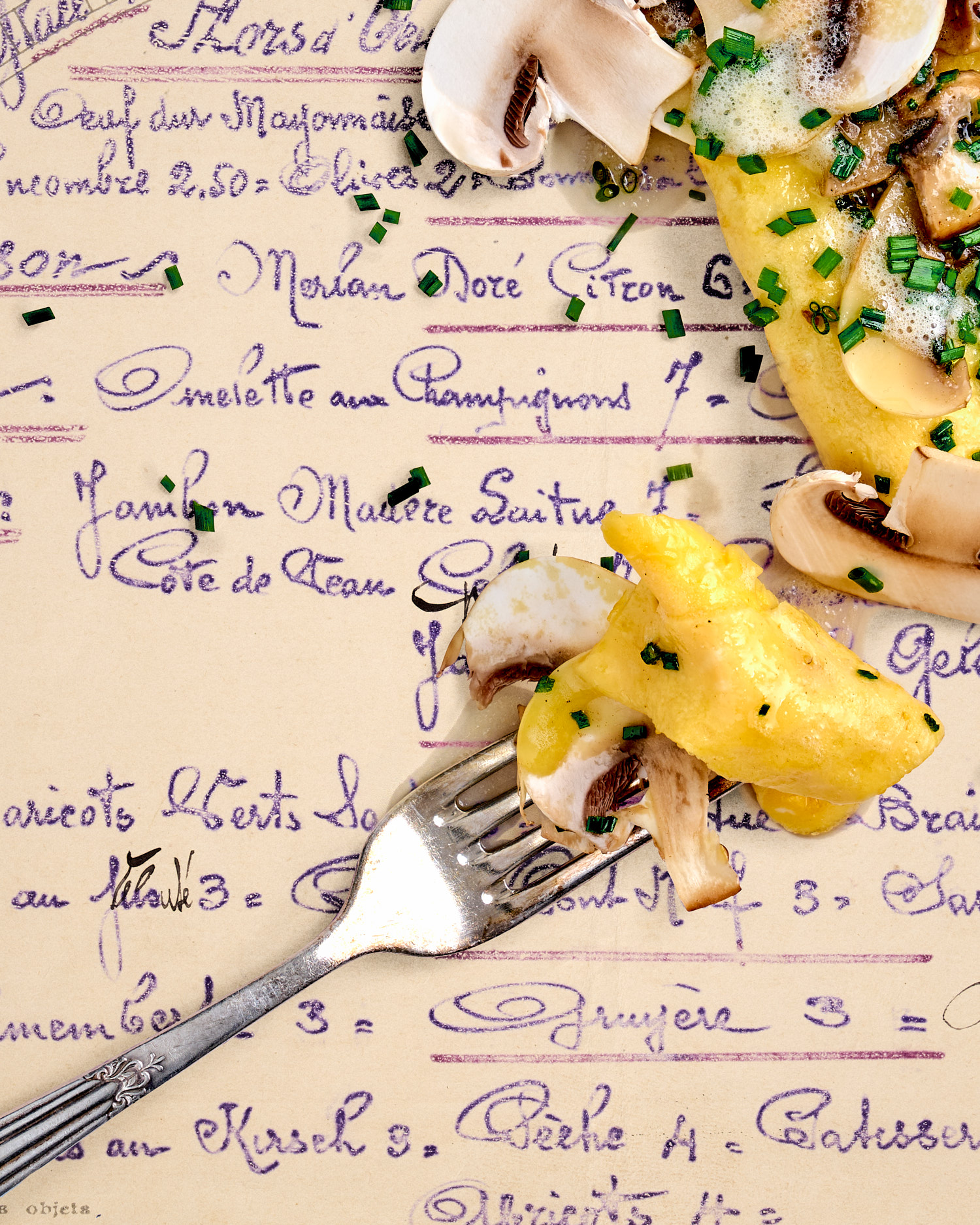 Omelette aux Champignons. Tour Eiffel. 1935 – Bild 3