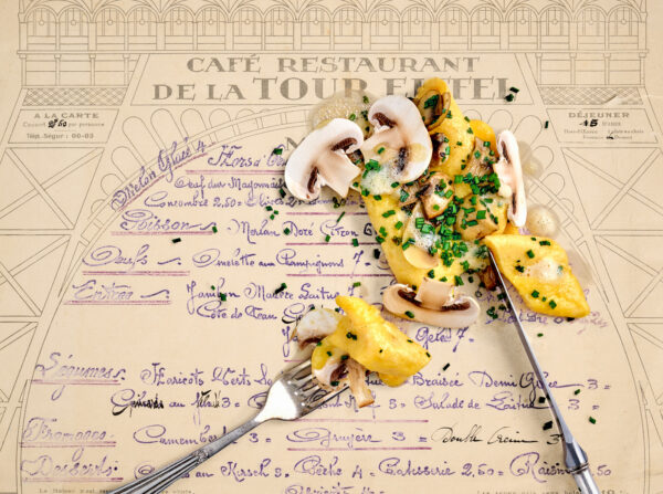 Omelette aux Champignons. Tour Eiffel. 1935  | gerahmter Kunstdruck, limitiert – Bild 2