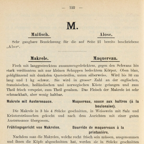 Makrele | Maquereau. 1900 | gerahmter Kunstdruck, limitiert – Bild 5