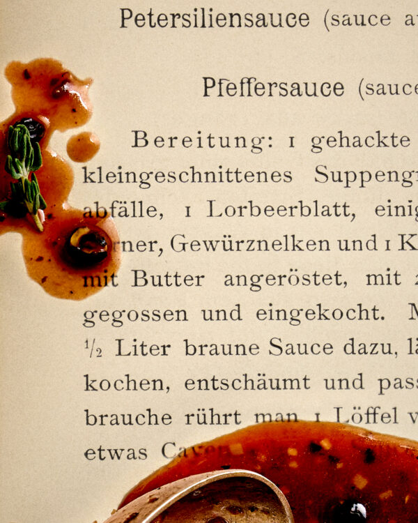 Pfeffersauce. 1897 | gerahmter Kunstdruck, limitiert – Bild 5