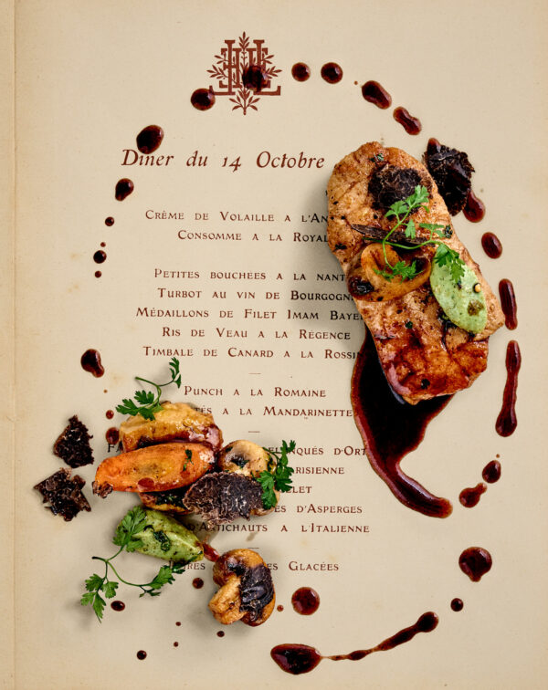 Ris de veau à la Régence. 1903 | gerahmter Kunstdruck, limitiert – Bild 2