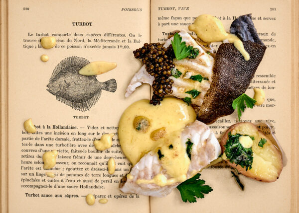 Turbot à la Hollandaise. 1922 | gerahmter Kunstdruck, limitiert – Bild 2