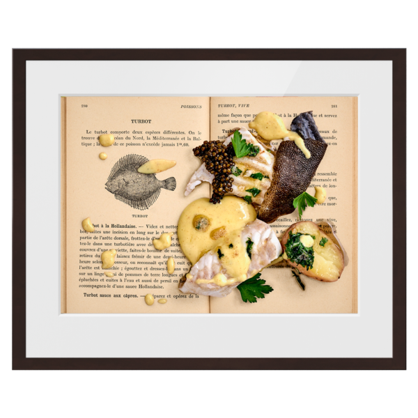Turbot à la Hollandaise. 1922 | gerahmter Kunstdruck, limitiert