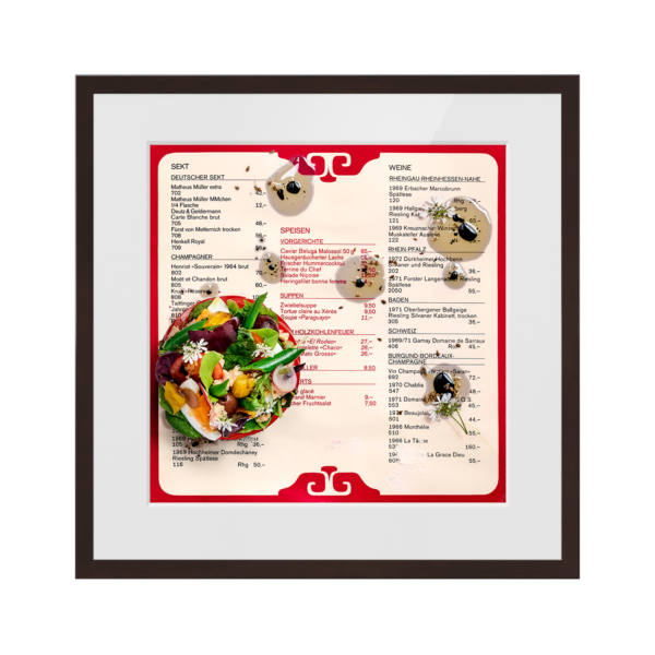 Salade Niçoise |  Tantris 70s | gerahmter Kunstdruck, limitiert