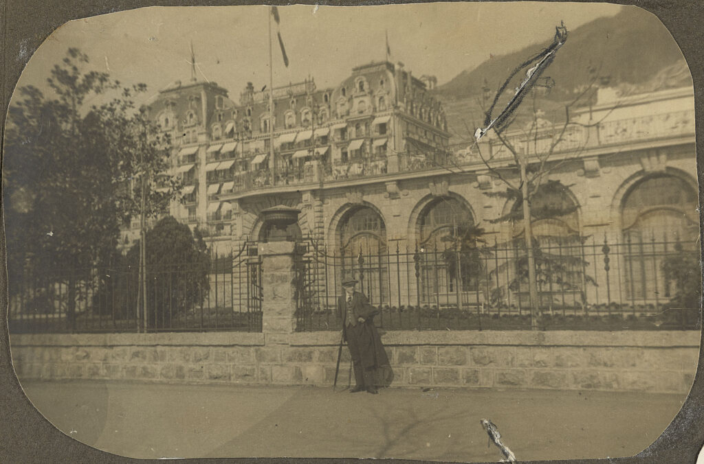 Hotel Montreux Palace, 1914-1917, pavillon des sports, - Bildarchiv ETH Bibliothek Zürich