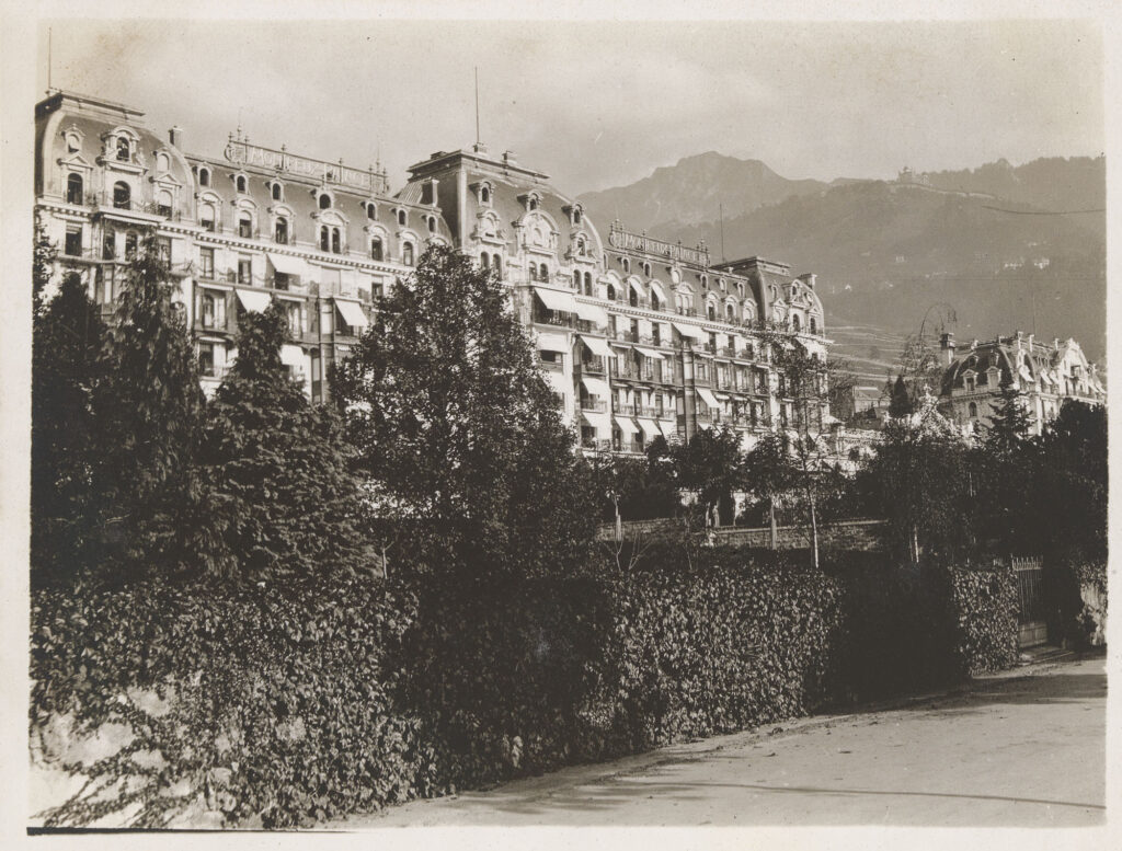 Hotel Montreux Palace, 1911 - Bildarchiv ETH Bibliothek Zürich